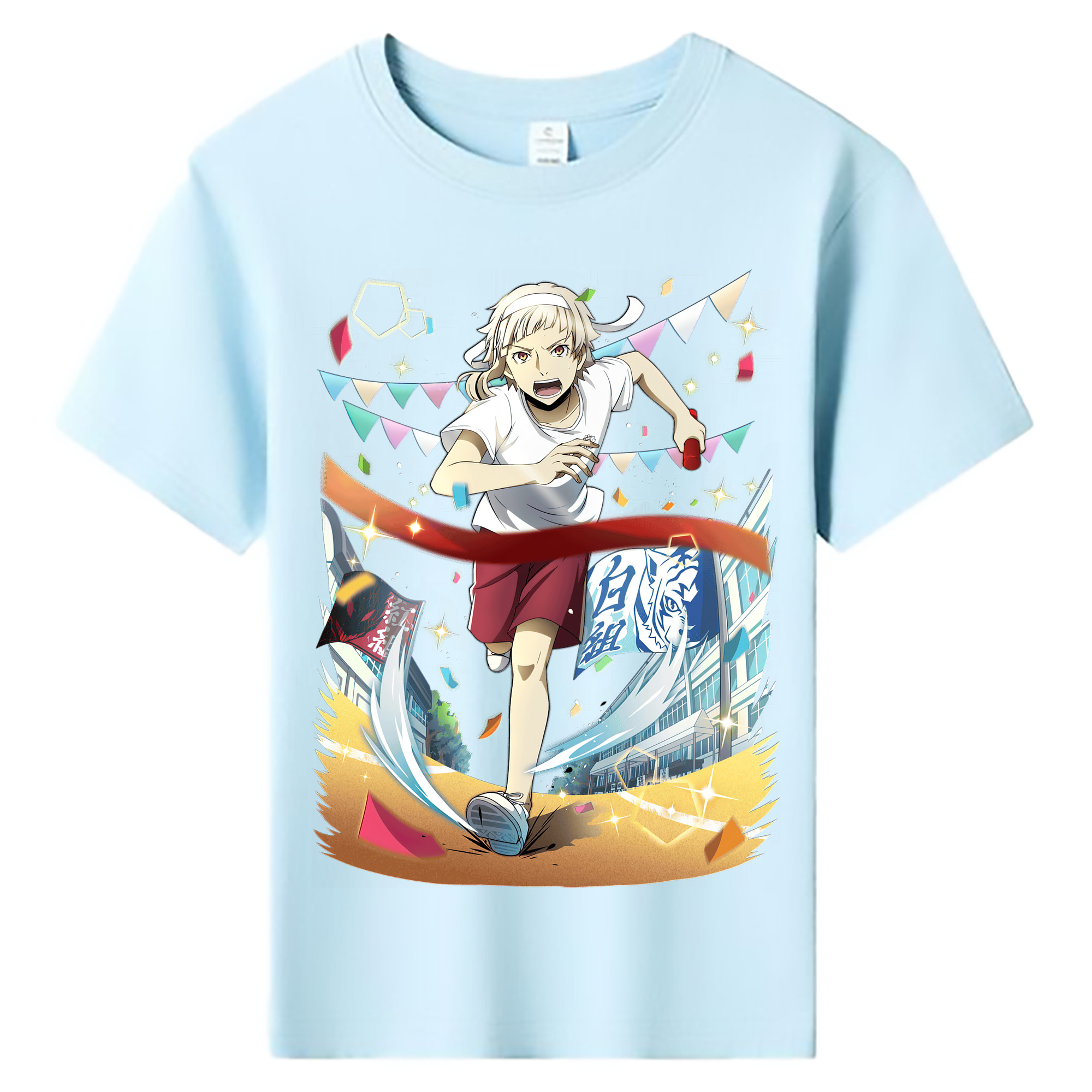 （画像用） 文豪ストレイドッグス Bungo Stray Dogs 綿100％キッズTシャツ（フロントプリント）